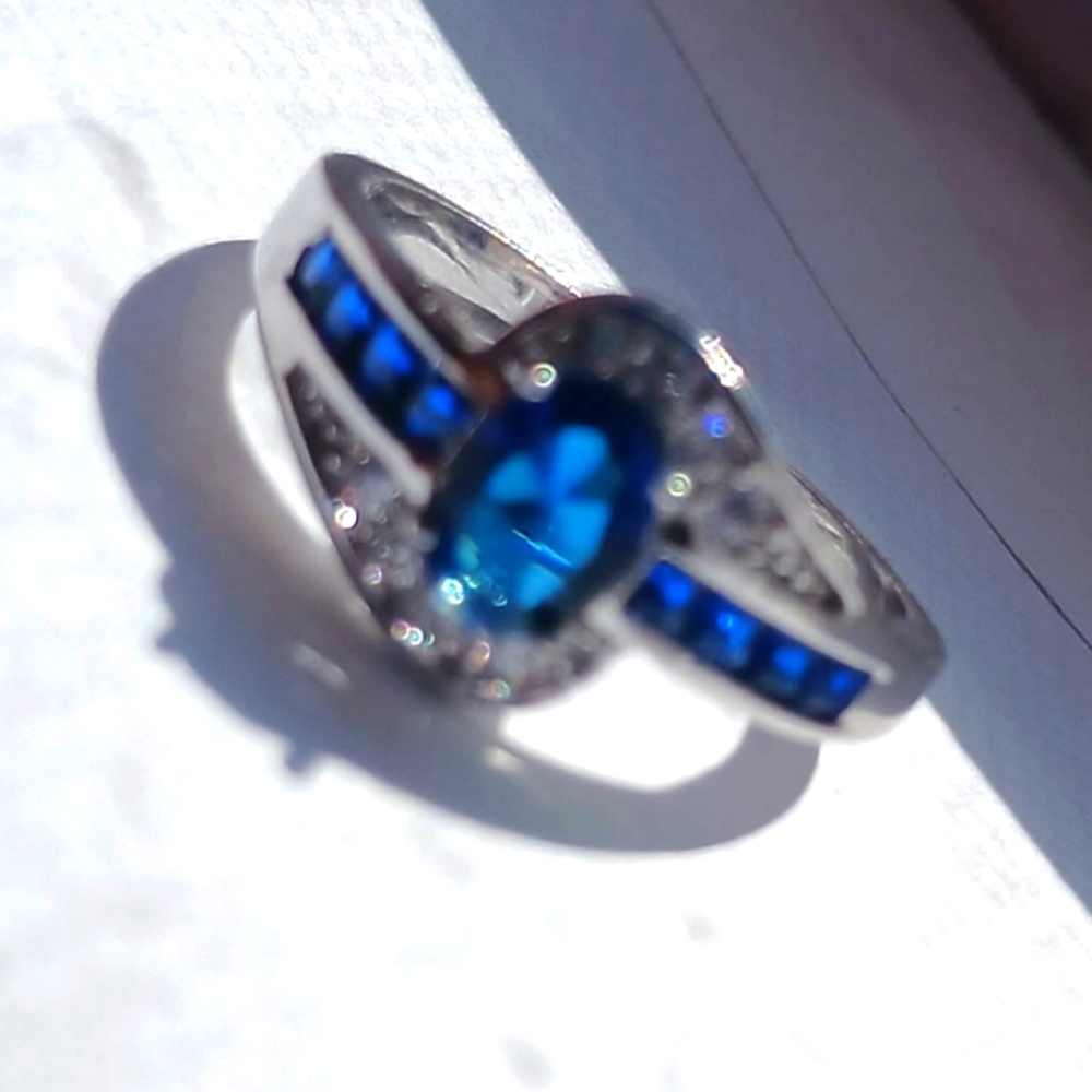 Bluish type Ring